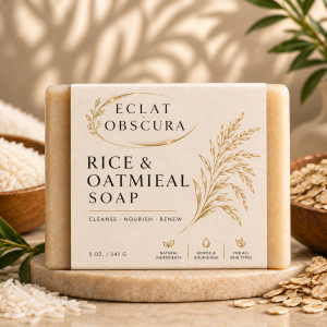 ECLAT OBSCURA- RICE AND OATMEAL SOAP
